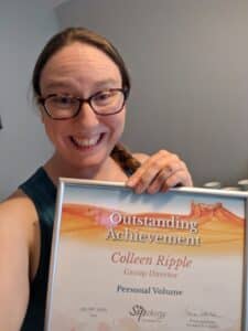 Award, Conference, Personal Volume, Colleen